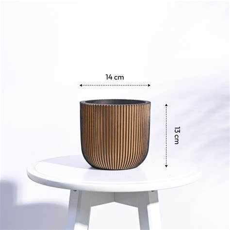 Zuri Planter Ball Groove – Ugaoo