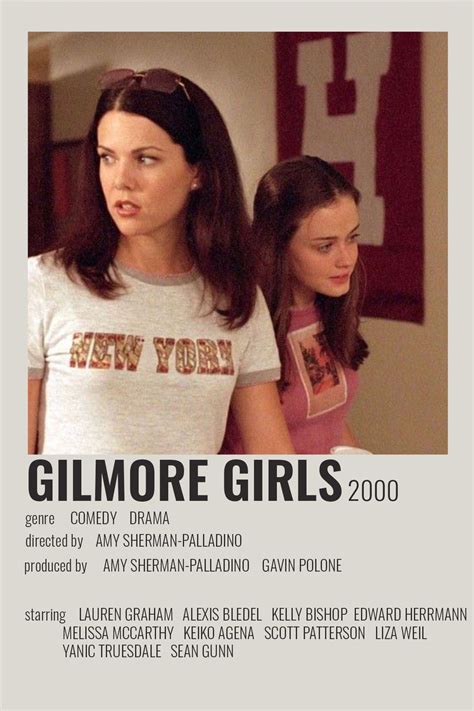 Gilmore Girls poster by cari | Manifesti di film, Poster di film ...