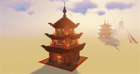 Small Minecraft Pagoda Tutorials 的图像结果