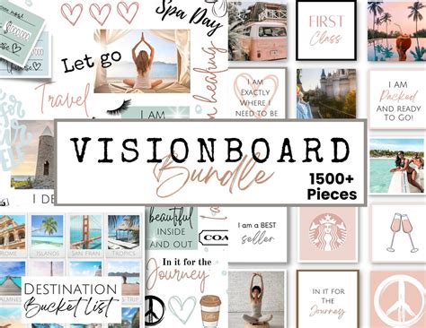 Buy Printable Vision Board Bundle With 1500 Printable Photos Online in ...
