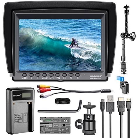 Buy Neewer F100 7-inch 1280x800 IPS Screen Camera Field Monitor Kit ...
