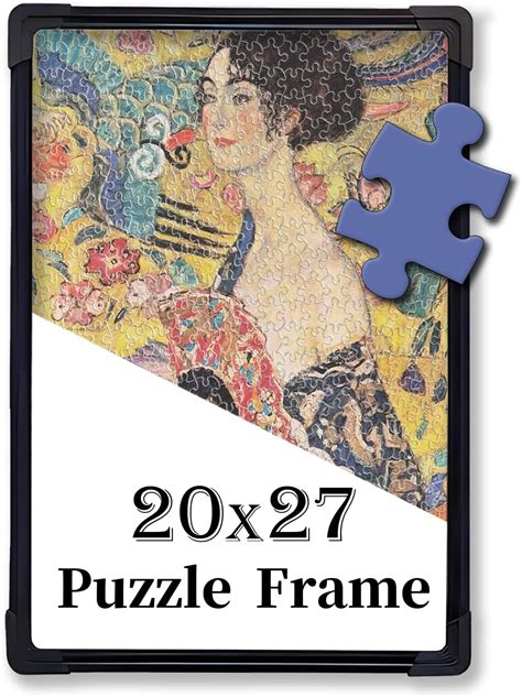 Amazon.com: Easy to Assemble 1000 Piece Puzzle Frame Kit - 20x27, Black ...