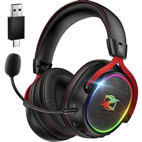 Ozeino Wireless Gaming Headset for PS4/PS5/PC/Xbox/Switch, Headset with ...