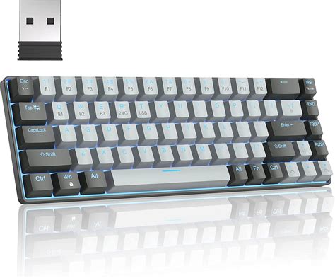 Buy MageGee 60 Percent Wireless Mechanical Keyboard, 2.4G/BT5.1/USB-C ...
