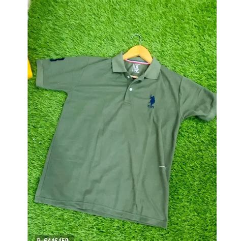 Premium Cotton Matt USPA Polo T-shirt Pack Of 3