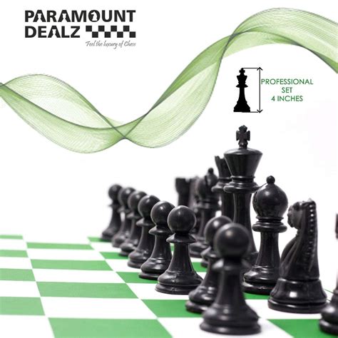 FIDE Standard Vinyl Chess Set with 2 Extra Queens & Chess Bag (availab