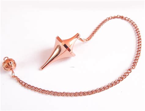 Space Ship Design (UFO) Pendulum, Copper Metal Pendulum, Dowsing Cone ...