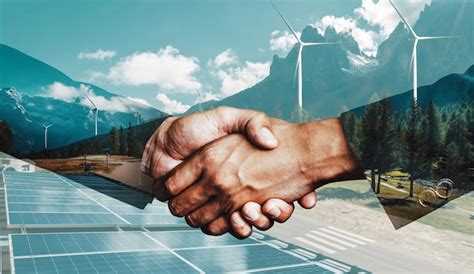 Wind turbine double exposure graphic interface uds | Premium Photo
