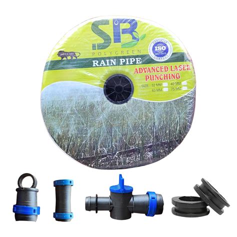 KA SB Rain Pipe (40 MM) (100 Mtr) Kit with Cock, Joiner, Vaisher ...