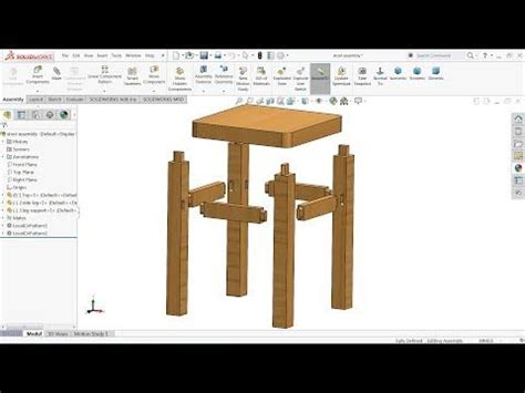 Image result for Arm Stool SolidWorks