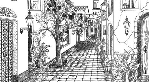 One Point Perspective Sketches at PaintingValley.com | Explore collection of One Point ...