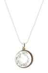 Buy White Circular Pendant Necklace by Sangeeta Boochra Online at Aza ...