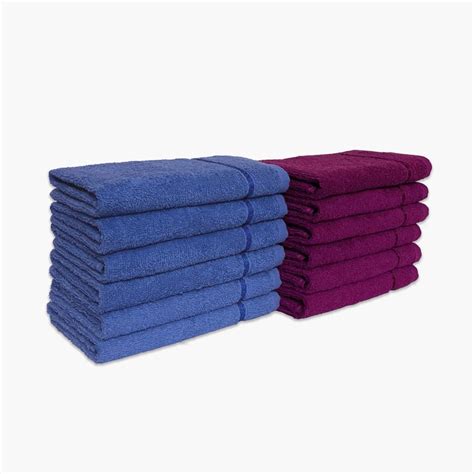 Buy SPACES Core Seasons Best Quick Dry Hand Towel -Set of 12 - 40 x 60 ...