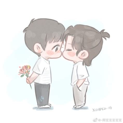 Cre: 玄玄玄玄玄啊- | Anime chibi, Chibi couple, Chibi sketch