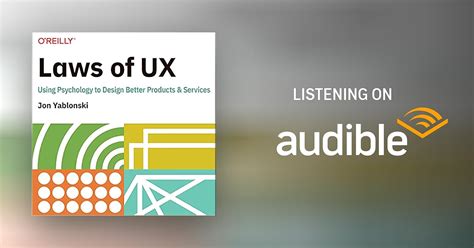 Laws of UX by Jon Yablonski - Audiobook - Audible.in