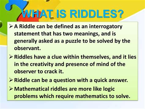What Is A Riddle