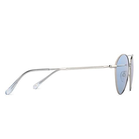 Buy Silver Blue Transparent Full Rim Cat Eye John Jacobs JJ Tints JJ ...