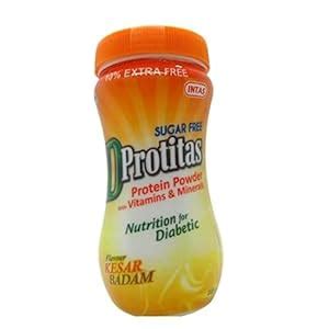Buy Sakshi Medicine Sugar Free Dprotitas Proteins Powder (Kesar Badam ...