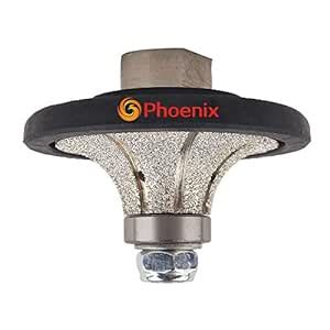 3/4"(B20) Demi-bullnose/Roundover Diamond Hand Profiler/Router Bits ...