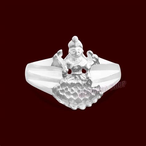 Buy Mahalakshmi Ring in Pure Silver online from India