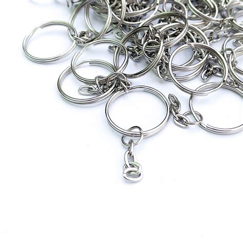 10pcs Split Ordinary Metal Keychain / Key Chain / Key Rings / Key ...