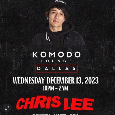 Chris Lee (Crizzly House Set) at Komodo Dallas , Komodo Dallas, 13 ...