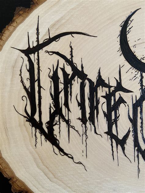 My first metal band logo. Details and story in the captions. : r ...