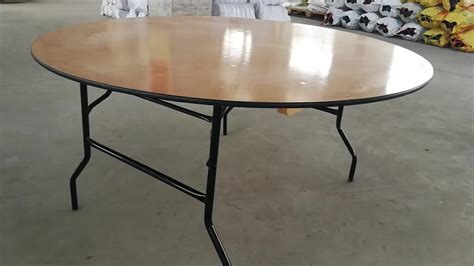 Hotel Folding Round Wooden Banquet Table Wholesale - Buy Wood Round ...