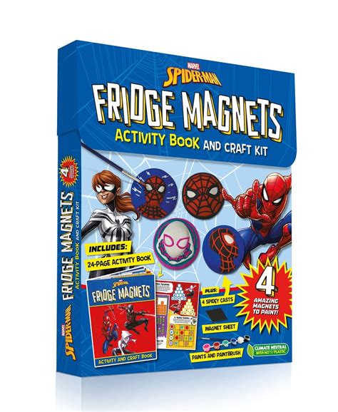 Marvel Spider-Man: Fridge Magnets Activity Book and Craft Kit : Marvel ...