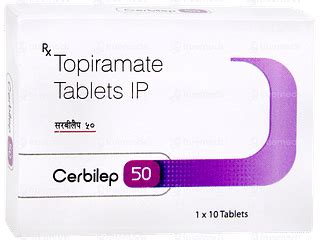 Cerbilep 50 Mg Tablet 10 - Uses, Side Effects, Dosage, Price | Truemeds