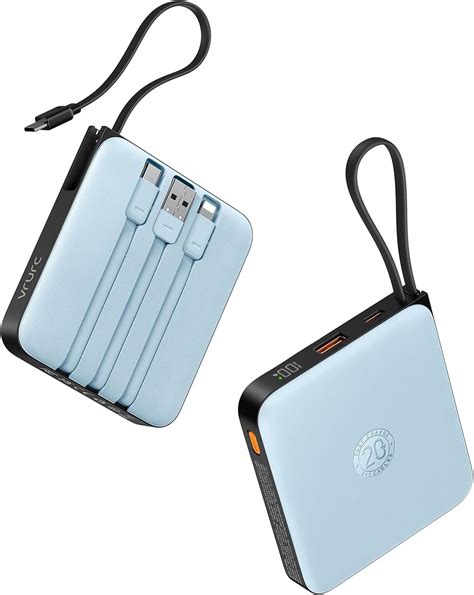 Mini Power Bank 20000mAh, 22.5W Fast Charging, VRURC Portable Charger ...