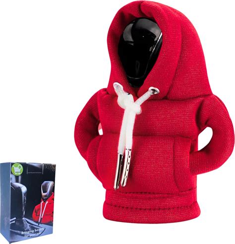 Amazon.com: BACHTUTAI Gear Shift Hoodie, Hoodie Car Gear Shift Cover ...