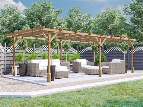 Wooden Pergola Kit DIY Garden Plants Frame Pressure India | Ubuy