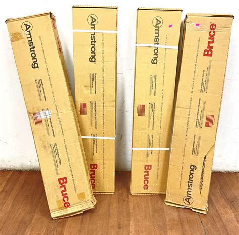 Lot - (4pc) Armstrong Engineered Hardwood Flooring