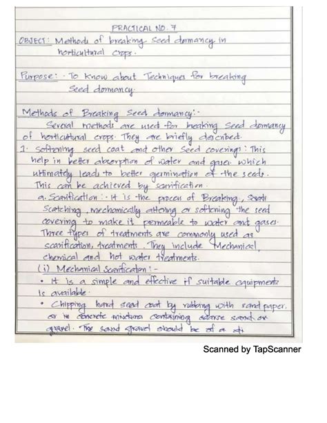 Seed breaking dormancy -agri notes - Agriculture - Studocu