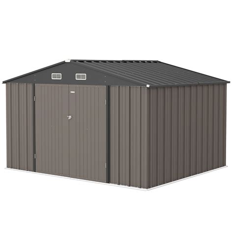 Handy Home Products Cumberland 10 ft. x 8 ft. Gable Storage Shed ...