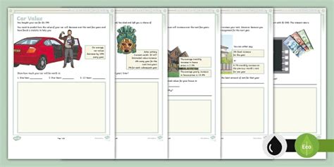 Budget at Home Compound Interest and Depreciation Activity