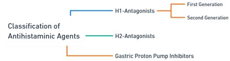 Classification of antihistamine: H1, H2 Antagonists | Firsthope