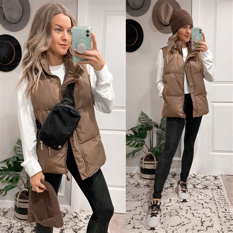 DAZY Zip Up Puffer Vest Coat … curated on LTK | Vest outfits for women ...