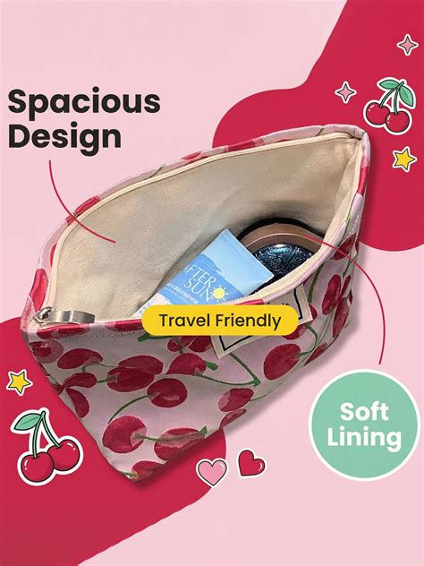 Cherry-pattern Makeup Bag | Savana | Bestsellers