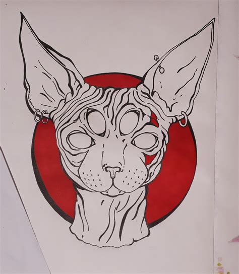 Alien Cat : r/drawing