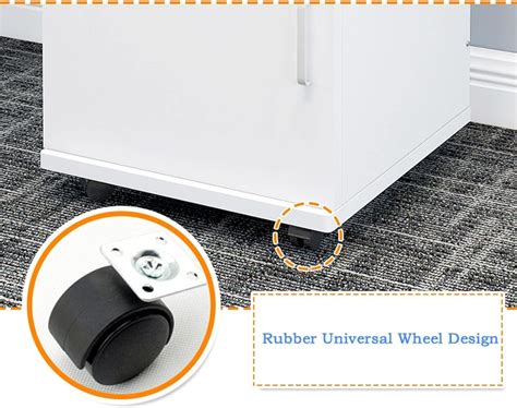 SUNESA File Cabinet Wood Mobile Filing Cabinet India | Ubuy