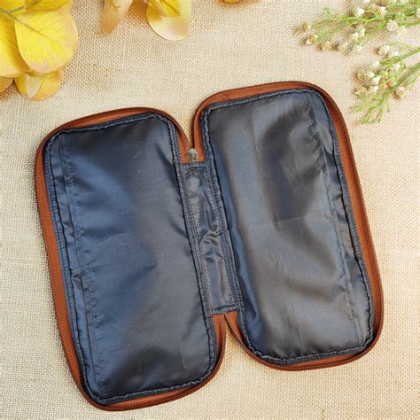 Bank Document Organizer - Rust Madhubani Circle – Crafthues