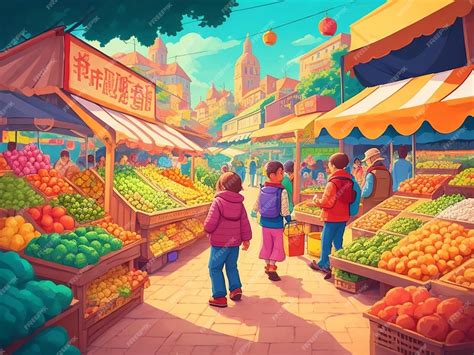 Go to the Market Cartoon 的图像结果