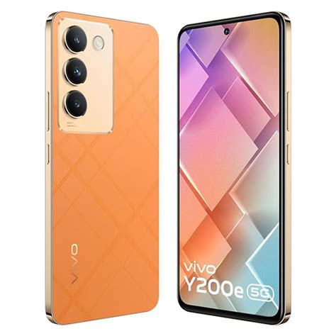 Buy Vivo Y200e 5G 6GB RAM 128GB Saffron Delight Mobile - Vasanth & Co