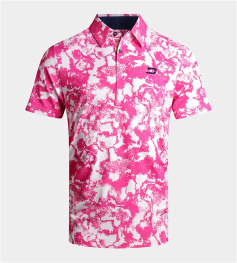 DIRTY POLO - PINK | Golf Polo Shirts | Druids