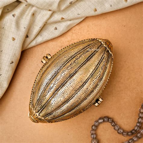 The Advitya | Brass Shell Box