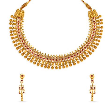 Elegant Gold Necklace Set