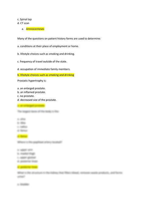 SOLUTION: Rma practice test from amt site with 100 verified solutions ...