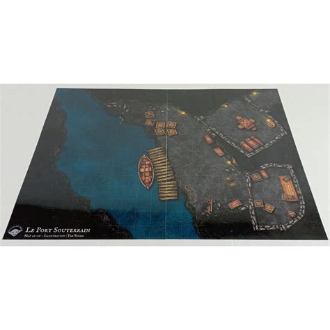 Buy The Underground Port - Battlemap - La Case du Troll - Roleplaying games